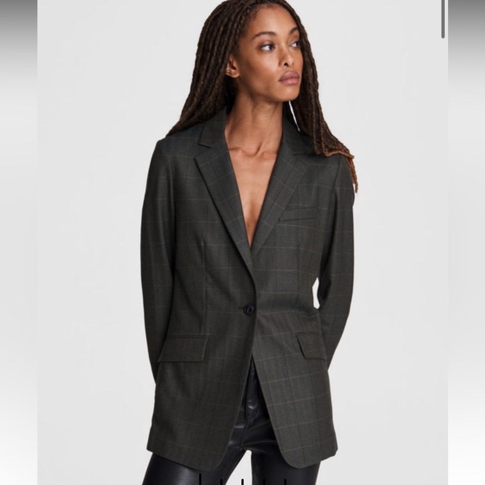 BRAND NEW: Rag & Bone Ames deconstructed check blazer